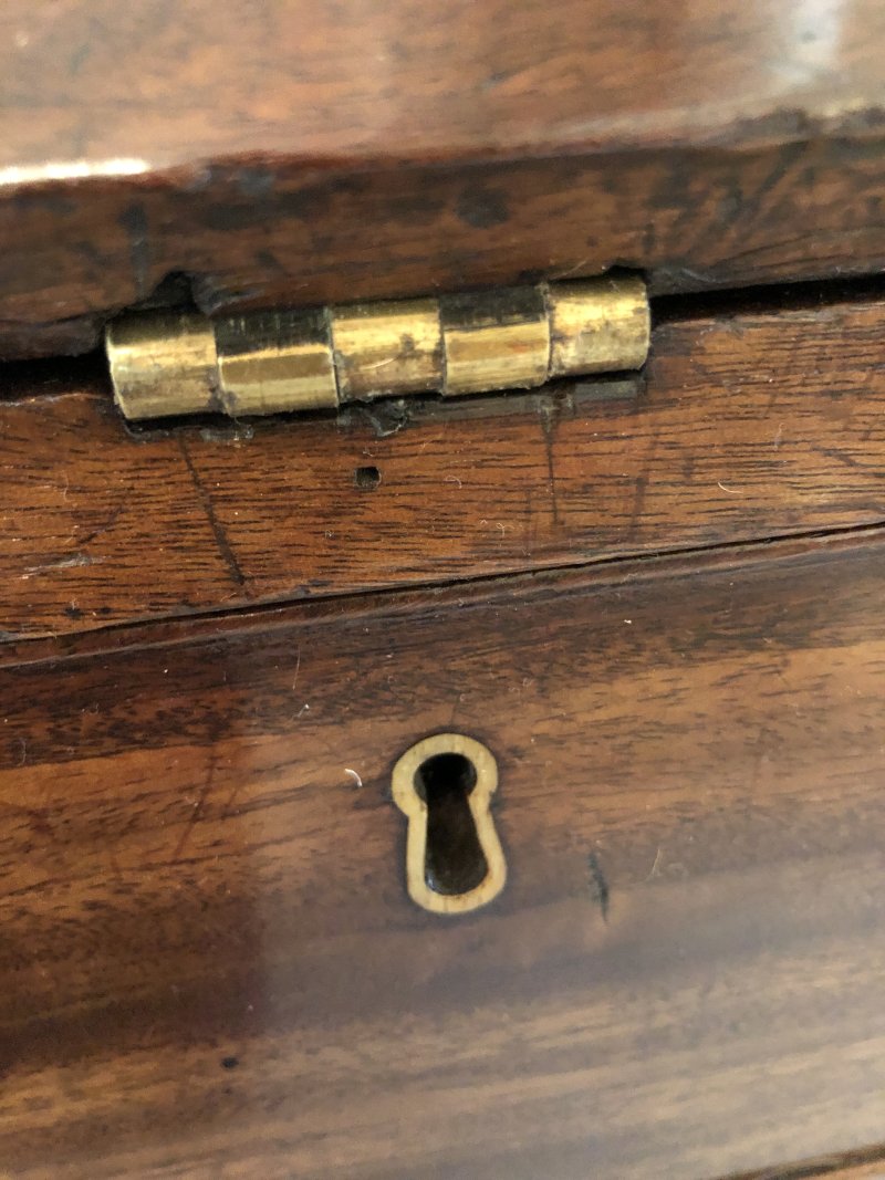 Antique George III Quality Mahogany Bureau - Image 9